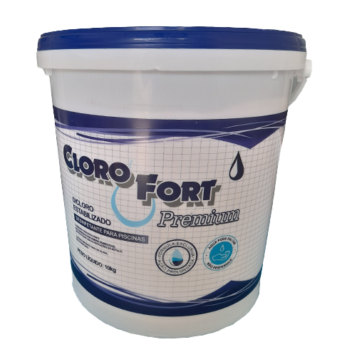Termolar Aquecimento - Cloro para Piscina 10kg Clorofort Premium