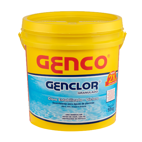 Termolar Aquecimento - GENCLOR® CLORO GRANULADO ESTABILIZADO GENCO® - 10KG