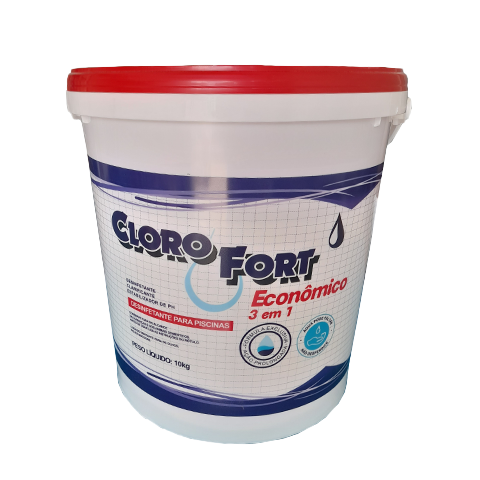 Termolar Aquecimento - CLOROFORT ECONOMICO 3 em 1- 10 KG