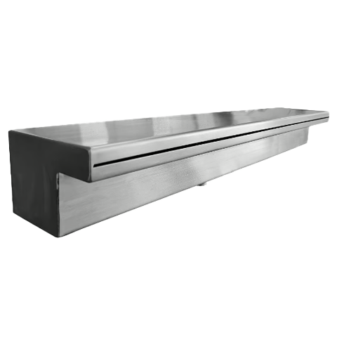 Termolar Aquecimento - cascata de embutir inox- Slim- 2m